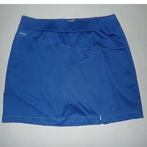 Lole Athletic Skort Women XS Blue‎ Tennis Running Hike Golf Casual Zip Front b5